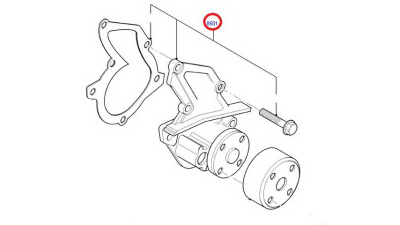 Pompa Apa Ford Fiesta 1.2 / 1.4 96 -, Puma 1.4 / 1.7, 1.2 16v