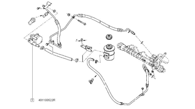 Pompa Servodirectie Dacia Logan 2004-2013, Logan Mcv, Sandero 2008-2012 , Clio 1, Clio 2 Kangoo Megane Scenic , Espace 3, Espace 4, Laguna 2, Laguna 3, Vel Satis - Originala - Motorizare 1.2-2.0