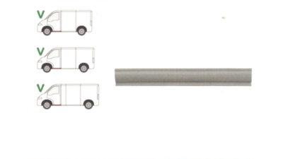Prag Citroen Jumper , Fiat Ducato, Peugeot Boxer 1994-2006 partea stanga, prag din metal