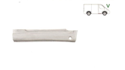 Prag Mercedes Vito / Clasa V (W638) 02.1996-01.2003 , SUB Usa Fata Dreapta , prag din metal, lungime 970mm