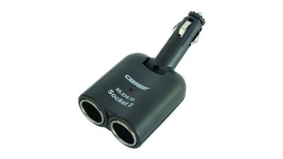 Priza auto bricheta dubla stecher Carpoint 12V 5A cu led