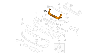 Profil Central Vw 7L6807699B