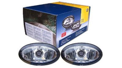 Set 2 proiectoare auto Hella Universale cu lumina de drum complet cu cablaj FF 50 cu becuri H7 omologate ECE, 117, 4x72, 9x96, 2mm
