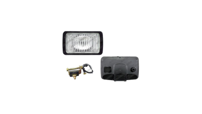 Proiector auto Wesem 12/24V rectangular bec H3 partea stanga/dreapta 156x92x85mm sticla alba, cu lumina de ceata , 1 buc