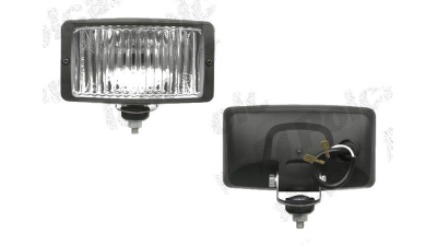 Proiector auto Wesem 12/24V rectangular bec H3 partea stanga/dreapta 140x75x70mm sticla alba, cu lumina de ceata , 1 buc
