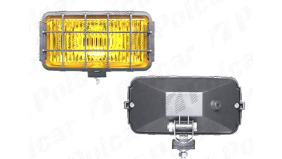 Proiector ceata Universal Si Mercedes 207-410, 77-95  Stanga/ Dreapta Wesem 180X86X82Mm, Tip Bec H3, Omologare Ece, Carcasa Neagra, Sticla Galbena