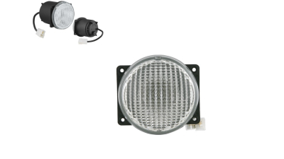 Lumini de zi Wesem , proiector rotund daytime running light , diametru 80 mm , 12V cu bec P21W , 1 buc.