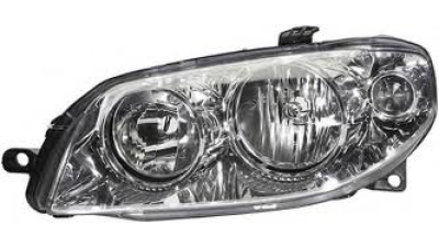 Far Fiat Punto 2 FL 07.2003-06.2004 TYC partea Dreapta, tip bec H1+H7, reglaj electric