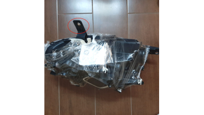 Far Alfa Romeo Giulietta (940), 05.2010-, fata, Dreapta, cu daytime running light; H1+H7+LED; electric; rama argintie; cu motor, DEPO CLEMA RUPTA/LIPITA