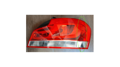 Stop spate lampa Bmw 1 (E82/E88), 03.2011-10.2013 Cabriolet/Coupe, partea Dreapta, tip bec H21W+P21W+PY21W+W16W; fumuriu; cu locas bec; Omologare: ECE, HELLA  STICLA STOP SPARTA