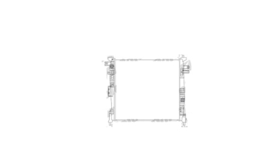 Radiator racire Cadillac XT5, 01.2017-, motor 2.0 T, 192 kw, benzina, cutie automata, cu/fara AC, 597x568x16 mm, Koyo, aluminiu brazat/plastic 