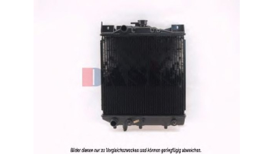 Radiator racire Suzuki Swift, 08.1984-08.1989, motor 1.0, 37 kw, benzina, cutie automata, cu/fara AC, 350x358x16 mm, aluminiu brazat/plastic, 