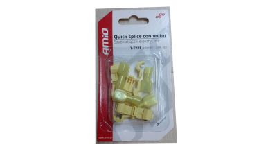 Cuplaje electrice pentru imbinari rapide de tip-T 04 - 6mm2, 24A, 5 buc/blister LIPSA O BUCATA