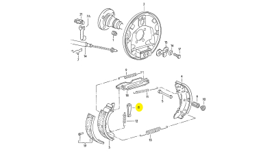 Reglaj Frana Vw 171609705