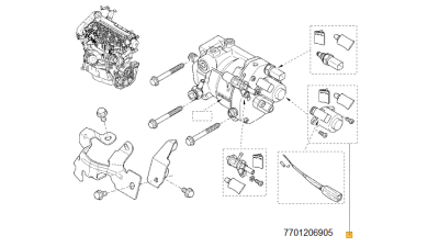 Regulator Presiune Carburant Lcitroen C3 I; Dacia Dokker, Dokker Express, Duster, Logan, Logan Express, Logan Ii, Logan Mcv; Ford Focus, Mondeo Iii, Tourneo Connect, Transit 1.4d-2.9d 08.99-