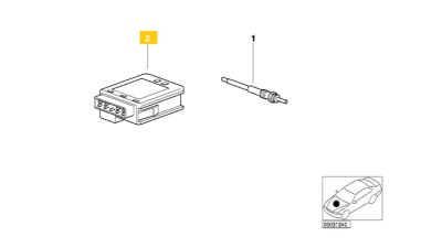 Releu Bujii Bmw Seria 3 E46, E39, E38, X5 12212246919