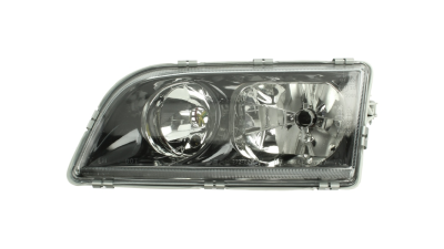 Far Volvo S40 / V40 07.2000-12.2002 TYC partea Stanga electric fara motoras tip bec H7+H7, culoare rama negru