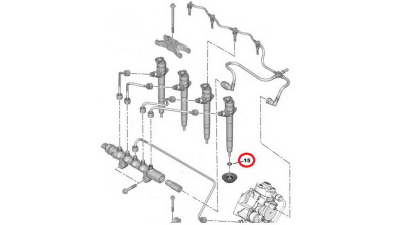 Saiba Injector Peugeot 1565AH