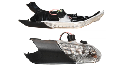 Lampa semnalizare oglinda Skoda Octavia 2 1Z3/1Z5 2004-12.2012, partea stanga, semnalizator cu lumina perimetru ;  cu lumina inferioara ; 1Z0949101D , OLSA Italia