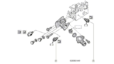 Senzor Captor Temperatura Lichid Racire motor benzina Dacia Duster, Logan 2004-2012, Sandero 2008-2012, Solenza 1.4, Nissan Kubistar, Opel Vivaro, RENAULT Clio 2, Clio 3, Espace, Kangoo 1998-, Laguna, Master MEGANE 1995-2008 Modus, Scenic, Trafic, Vel Sat