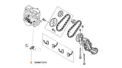 Senzor Presiune Ulei Dacia Logan Sandero Motor 1.4/1.6 Mpi; Renault Kangoo , Sonda Ulei