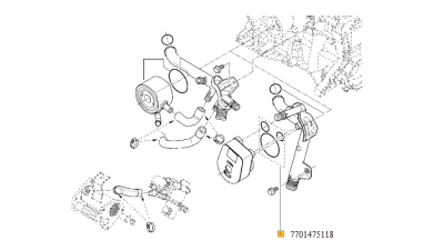 Set Garnituri Racitor Ulei Dacia Logan Sandero Lodgy Dokker, Duster motor 1.5 dci ; MERCEDES-BENZ NISSAN RENAULT CAPTUR CLIO FLUENCE GRAND KADJAR KANGOO LAGUNA LATITUDE MEGANE MODUS SCENIC TALISMAN THALIA TWINGO WIND