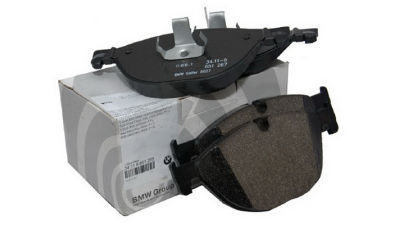 Set placute frana fata BMW Seria 5 (F07, F10, F11), Seria 6 (F12, F13, F06), Seria 7 (F01, F02, F03, F04), Original, 34116851269
