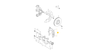 Set Placute Frana Fata Vw 5Q0698151C