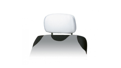 Set 2 buc huse tetiera culoare alba model universal compatibil la 99% din autoturisme
