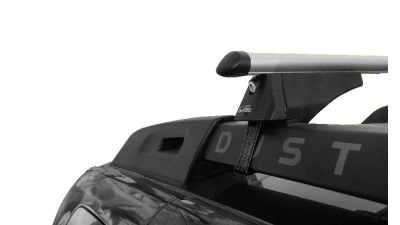Set bare transversale portbagaj Dacia Duster 2013-2017,  Duster Oroch 2016-, Citroen C4 Cactus 2014-, Nissan Pathfinder 2012-, din aluminiu, cu fixare pe barele longitudinale, Menabo