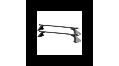Set bare transversale portbagaj din otel BestAutoVest, kit complet cu bare si suporti pentru Dacia LOGAN 1 din 2004-2009 model SEDAN , Berlina , 7711427419