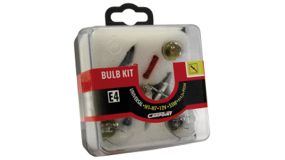 Trusa becuri auto si sigurante Carpoint cu bec halogen H1 si H7 12V 55W , 7 becuri + 2 sigurante