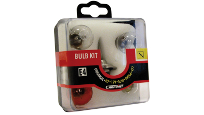 Trusa becuri auto si sigurante Carpoint cu bec halogen H7 12V 55W , 6 becuri + 2 sigurante