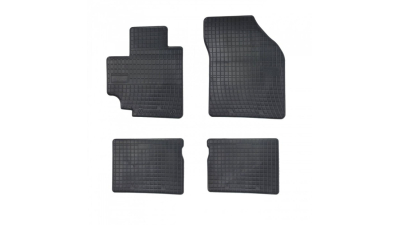 Set covorase auto din cauciuc Alfa Romeo 147 2000-2010, presuri BestAutoVest, negre, 4 buc.