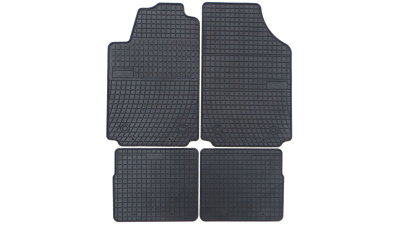 Set covorase auto din cauciuc Audi A2 1999-2005, presuri BestAutoVest, negre, 4 buc.