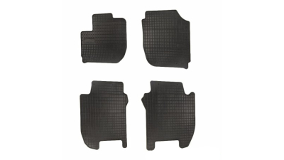 Set covorase auto din cauciuc Audi A4 B9 2015-, presuri BestAutoVest, negre, 4 buc.