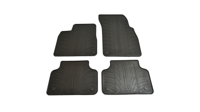 Set covorase auto din cauciuc Audi Q7 (4M) 06.2015-2020, Audi Q7 2020-, Q8 (4M) 05.2018-, Negru, Gledring, 4 buc.