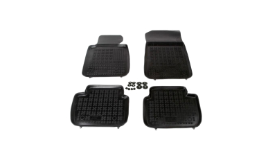 Set covorase auto din cauciuc BMW Seria 3 (E90/E91) Sedan, Kombi 2004-2013 , presuri tip tavita marca Rezaw Plast