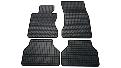 Set covorase auto din cauciuc Bmw Seria 5 E60/E61 2003-2010, presuri BestAutoVest, negre, 4 buc.