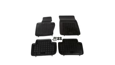 Set covorase auto din cauciuc BMW X3 (E83) 2004-2010 , presuri tip tavita marca Rezaw Plast