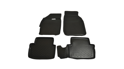 Set covorase auto din cauciuc Chevrolet Spark 3 2010 , presuri tip Tavita BestAutoVest, 4 buc.