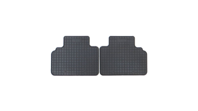 Set covorase auto din cauciuc Ford Tourneo Courier 2014-, Custom din 2012-, randul 2, presuri BestAutoVest, negre, 2 buc.