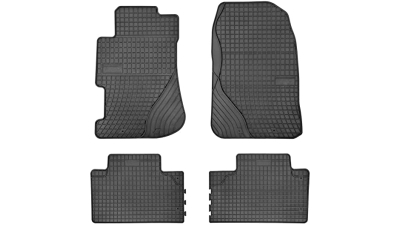 Set covorase auto din cauciuc Honda Civic Vii 3/5 Usi 2001-2006, presuri BestAutoVest, negre, 4 buc.