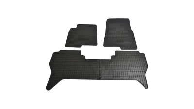 Set covorase auto din cauciuc Mitsubishi Pajero III 1999-2006, presuri BestAutoVest, culoare Negru, 4 buc.