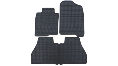 Set covorase auto din cauciuc Nissan Navara 2016-, presuri BestAutoVest, negre, 4 buc.