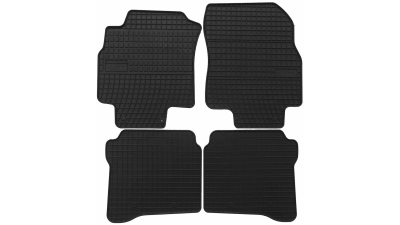 Set covorase auto din cauciuc Nissan Primera P12 2001-2007, presuri BestAutoVest, negre, 4 buc.
