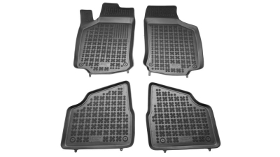 Set covorase auto din cauciuc Opel Corsa C 2000-2006 , Combo C 2000-2010; presuri tip tavita marca Rezaw Plast
