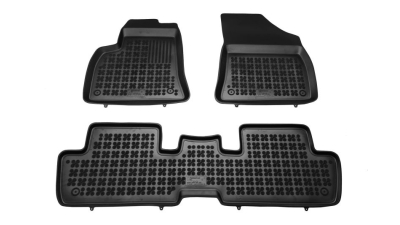 Set covorase auto din cauciuc Peugeot 3008, 08.2009-09.2016 , presuri tip tavita marca Rezaw Plast 201306, 3 buc.