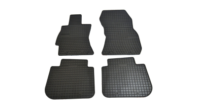 Set covorase auto din cauciuc Subaru Forester 4 2013-2018, Legacy 5 2009-2014, Outback 2009-2014, presuri BestAutoVest, culoare Negru, 4 buc.