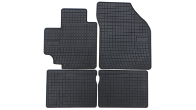 Set covorase auto din cauciuc Suzuki Celerio 2014-, presuri BestAutoVest, negre, 4 buc.